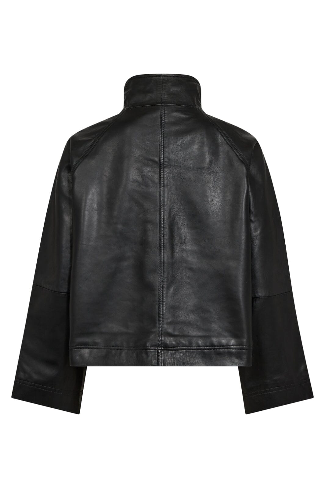 Forudbestilling - Co´couture - Phoebecc Leather Box Jacket 30260 - 96 Black Jakker