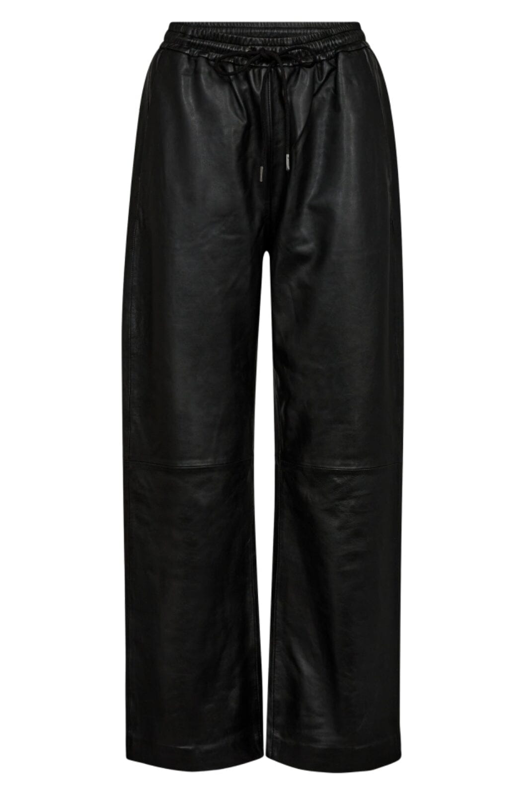 Forudbestilling - Co´couture - Phoebecc Pullon Leatherpant 31243 - 96 Black Bukser