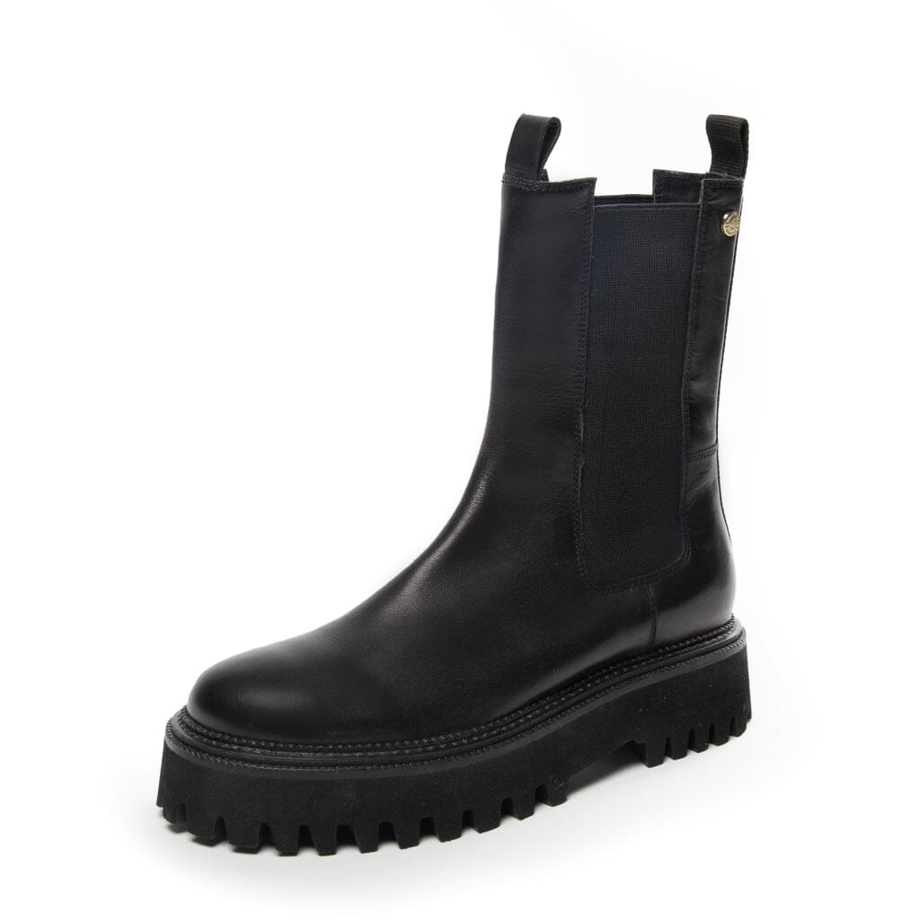 Forudbestilling - Copenhagen Shoes - Lemon (Plain Color) - Black Støvler
