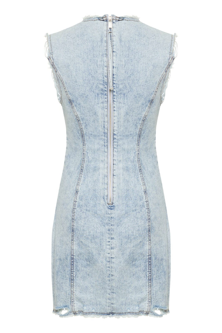 Gestuz - Gzdea Sl Short Dress 10910383 - 107868 - Light Blue Denim