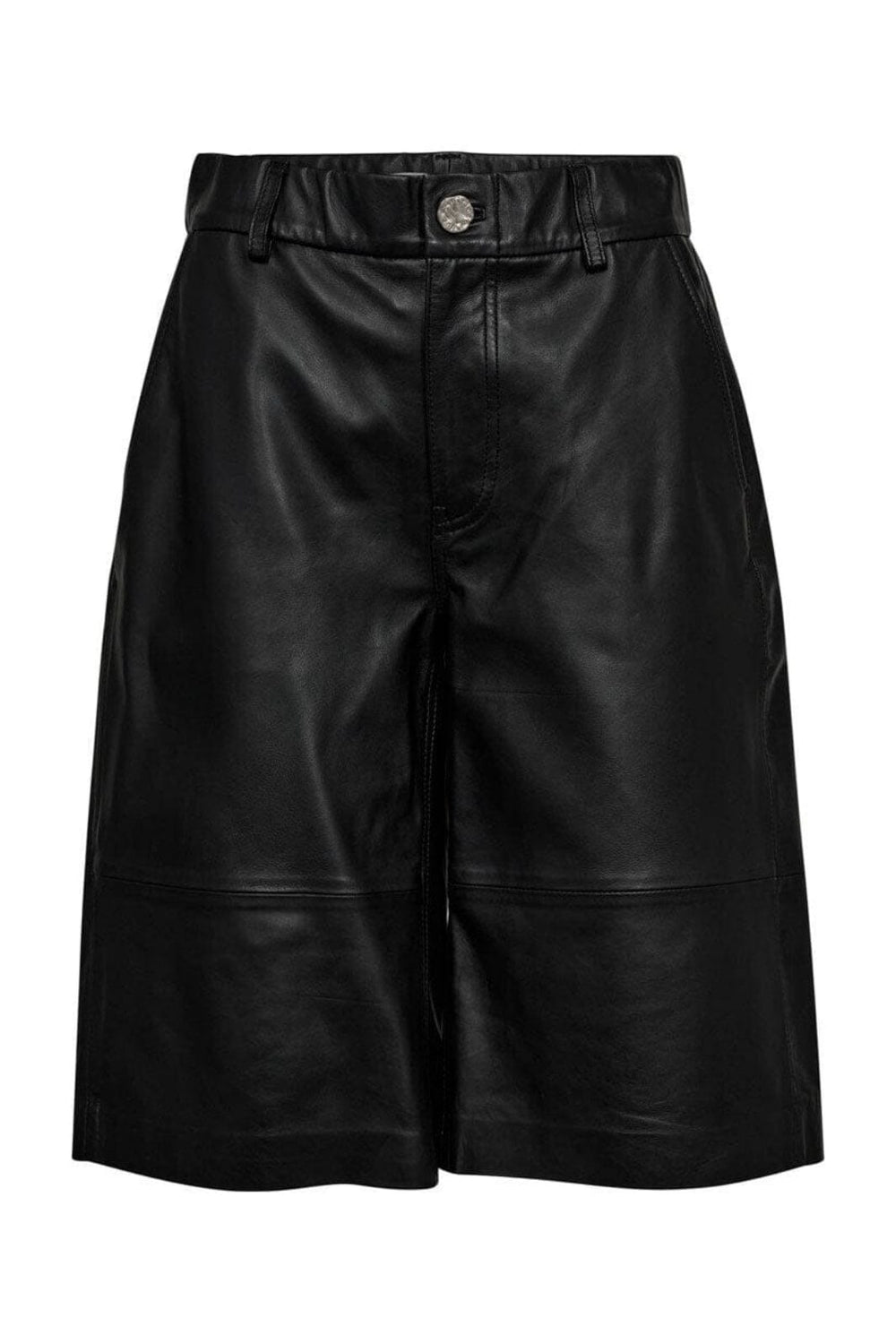Haute L'Amitié - Leather Bermudas HL10207 - Black