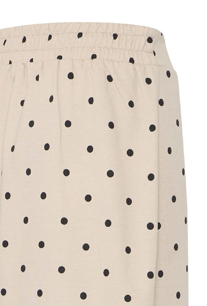 Forudbestilling - Ichi - Ixkate Dot Long Skirt - 205019 Kate Dot Print Nederdele
