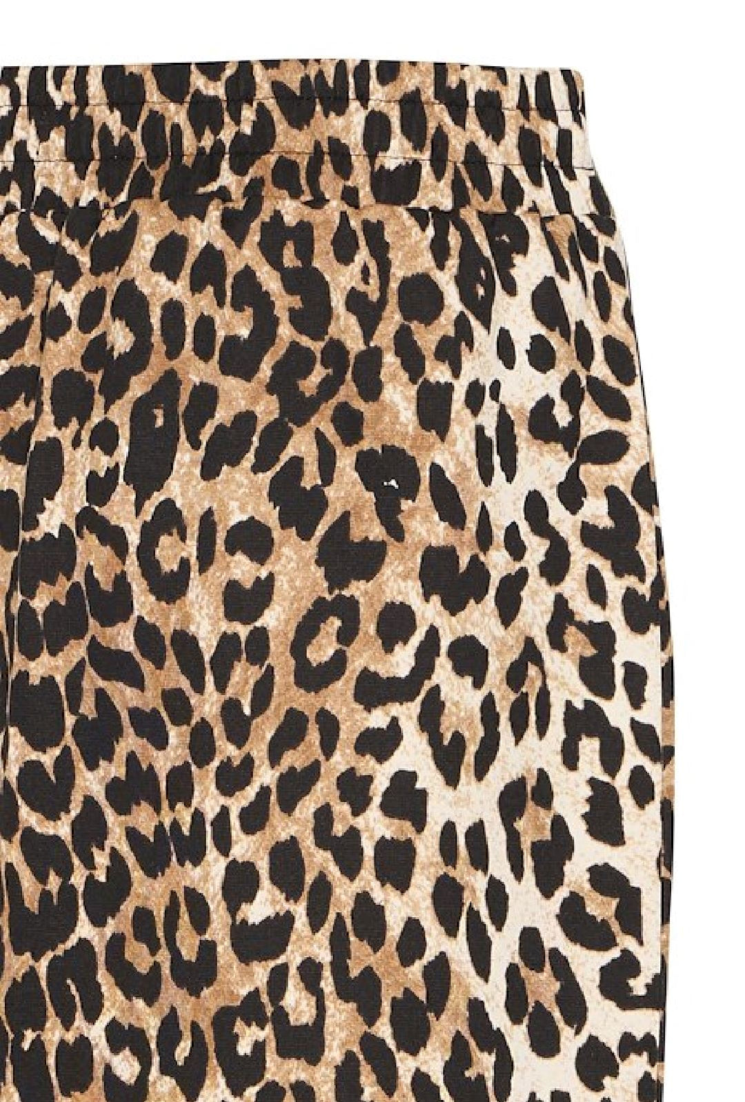 Forudbestilling - Ichi - Ixkate Leop Long Skirt - 205020 Kate Leop Print Nederdele