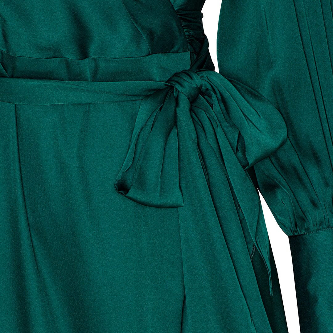 Forudbestilling - Karmamia - Bea Dress - Dark Green Kjoler