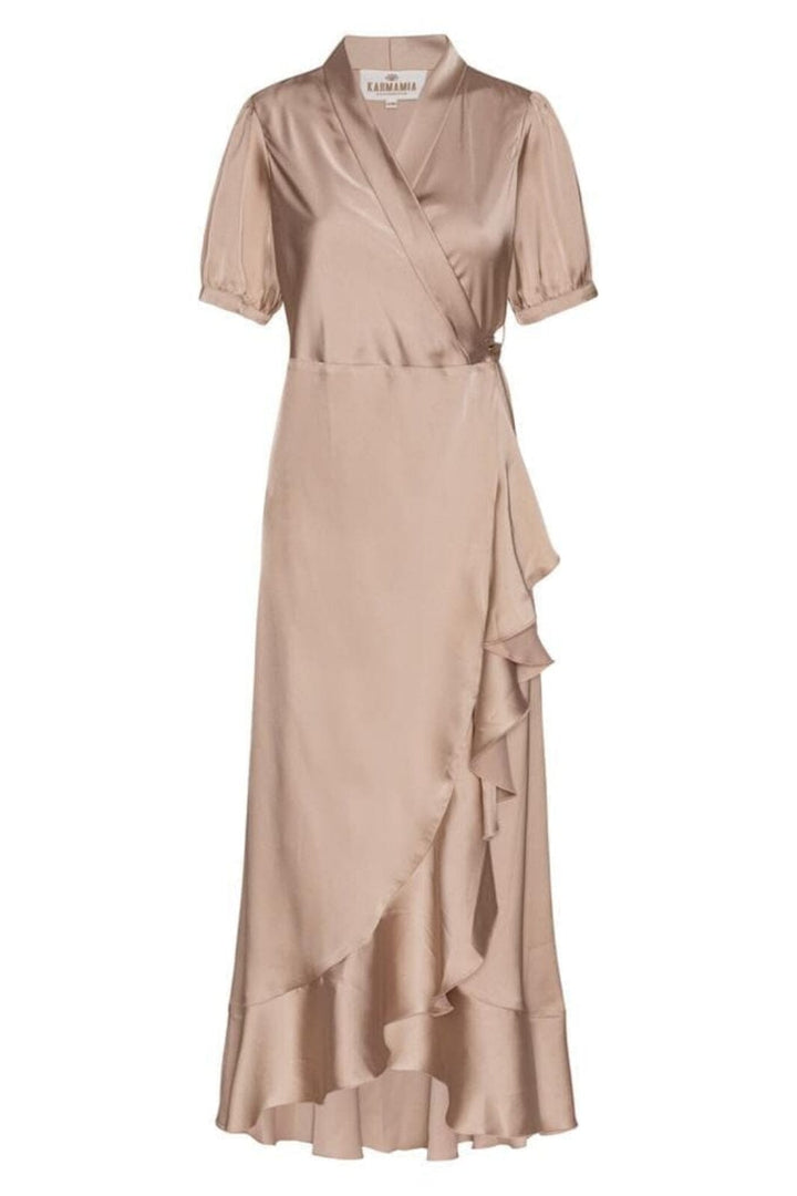 Forudbestilling - Karmamia - Iris Dress - Hammered Satin Blush Kjoler