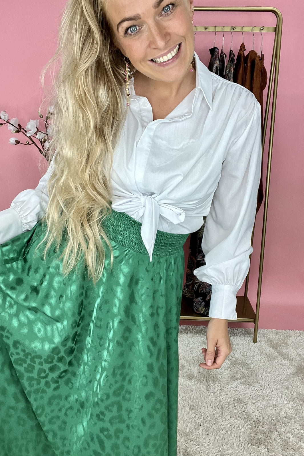 Forudbestilling - Karmamia - Lee Shirt - White Cotton (Midt August) Skjorter