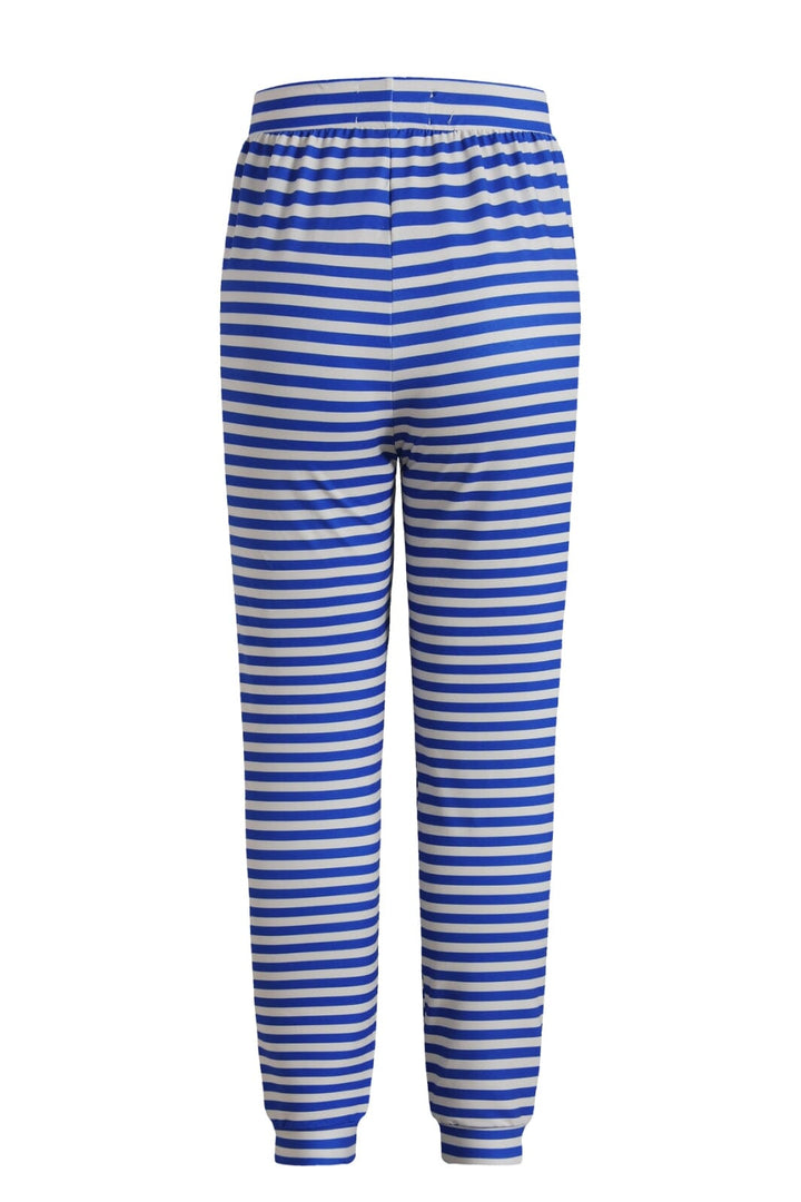 Liberte - Alma-Pants 9500 - Stripe Ivory Cobolt