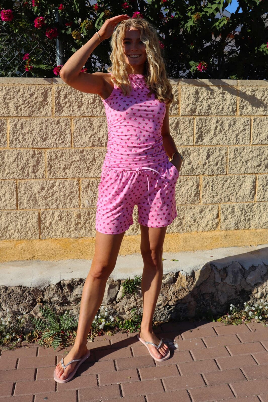 Liberte - Alma-Shorts 9517 - Pink Watermelon