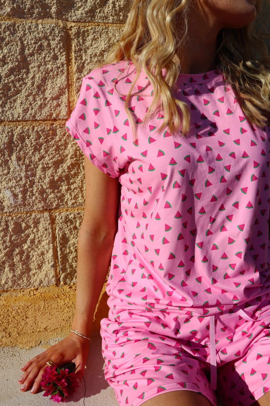 Liberte - Alma-U-Tshirt 9581 - Pink Watermelon