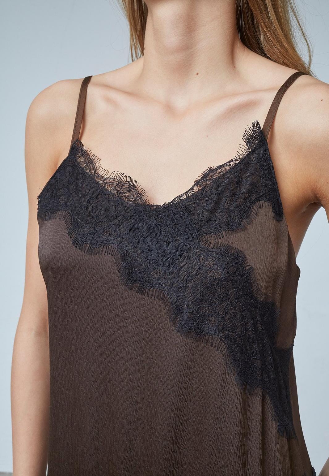 Forudbestilling - Love & Divine - Love1356 18869 - 804 - Chocolate/Black Kjoler