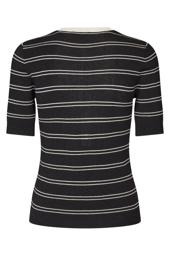 Modström - Pacificomd Ss Polo 58601 - 12037 - Black Stripe