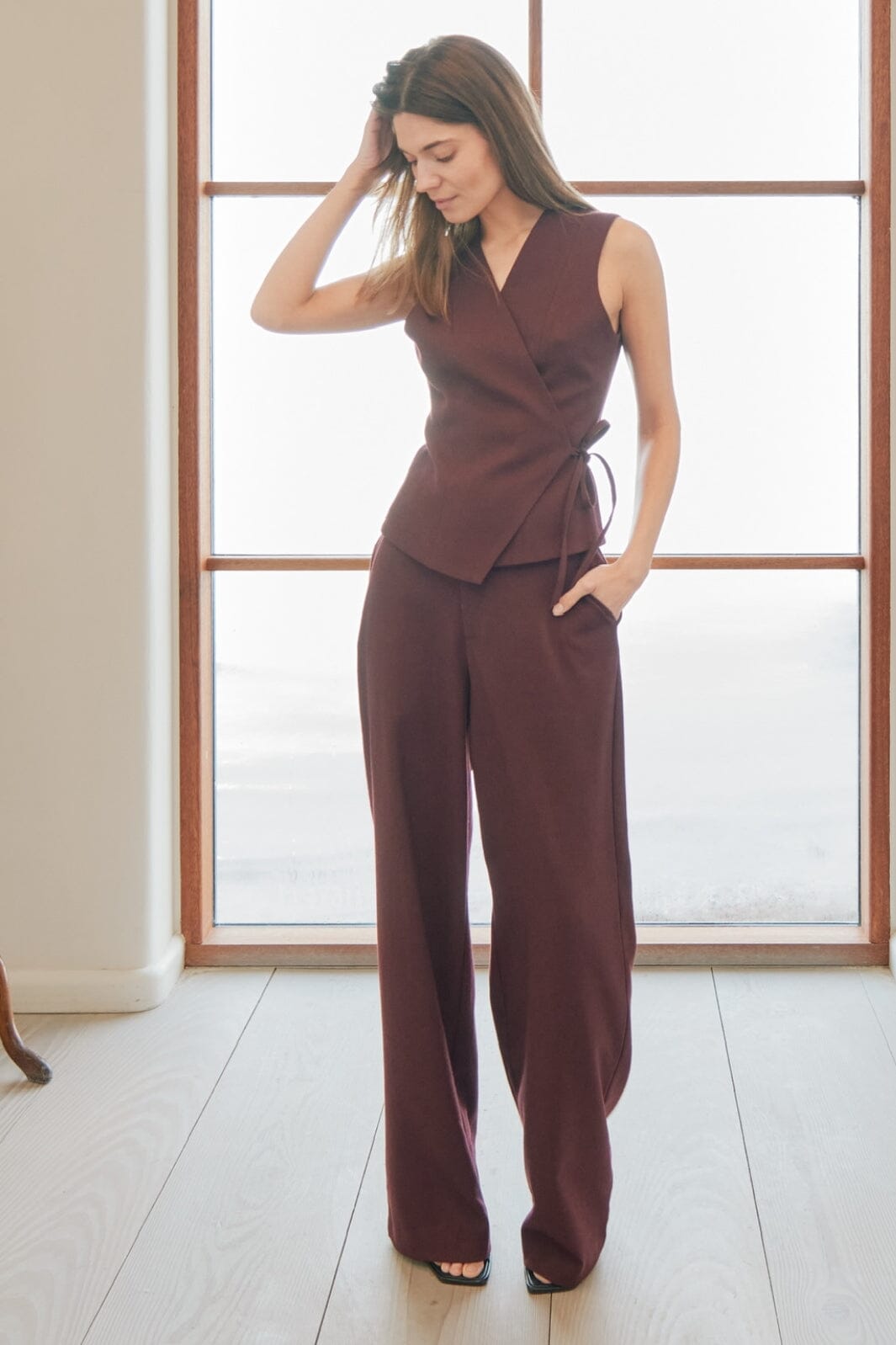 Forudbestilling - Neo Noir - Emmett Pants 163568 - 162 - Bordeaux Bukser