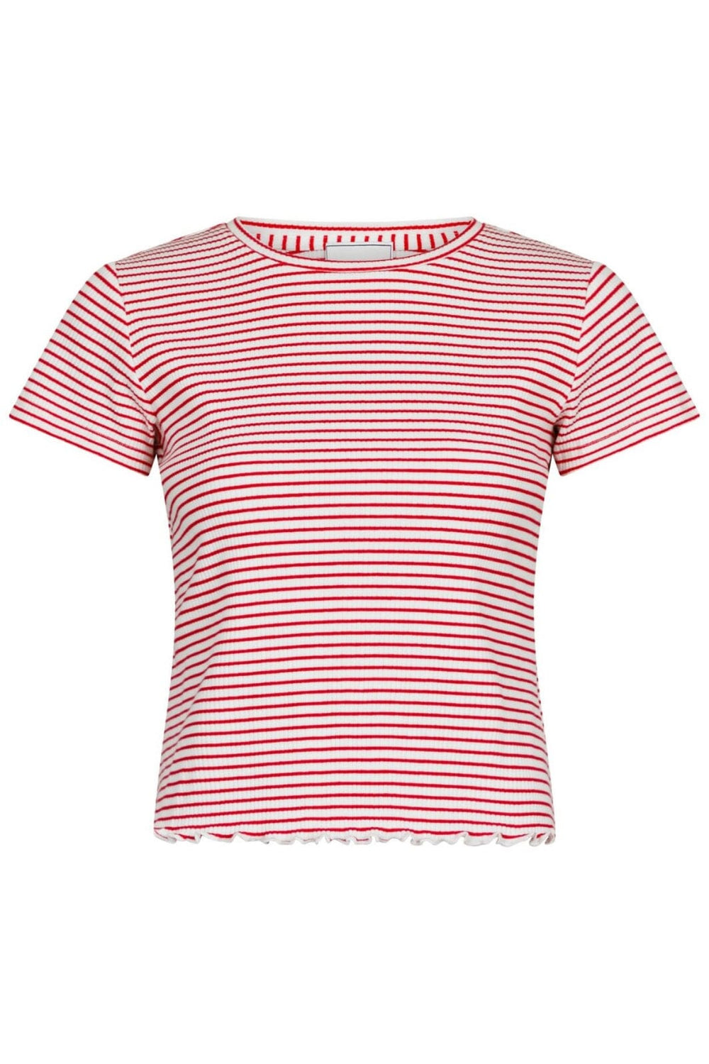 Forudbestilling - Neo Noir - Lonnie Stripe Tee - Red T-shirts