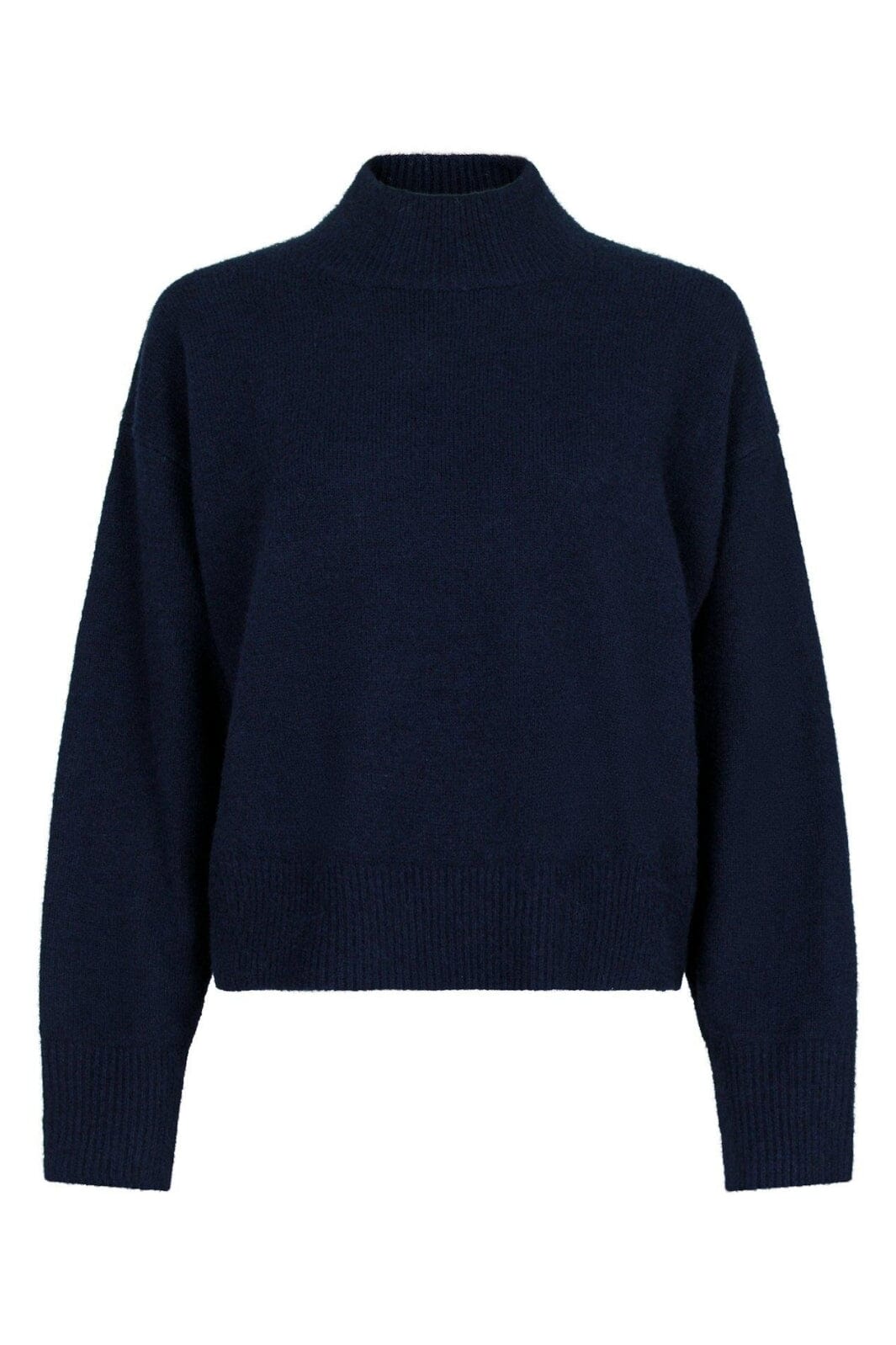 Forudbestilling - Neo Noir - Paulina Knit Blouse - Navy Strikbluser