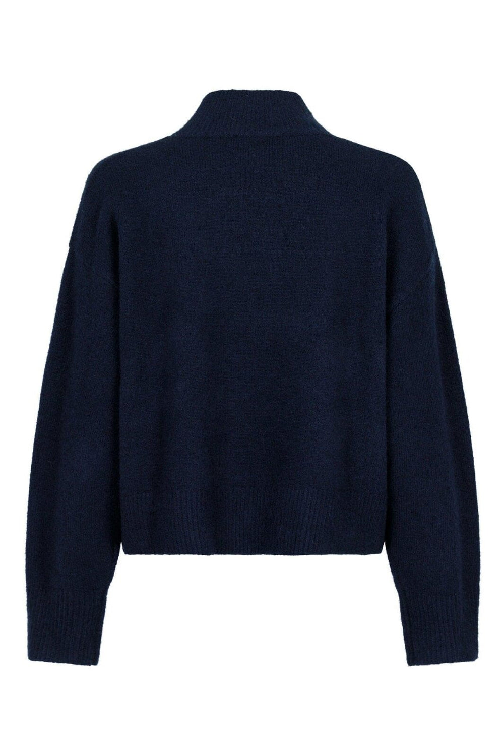 Forudbestilling - Neo Noir - Paulina Knit Blouse - Navy Strikbluser