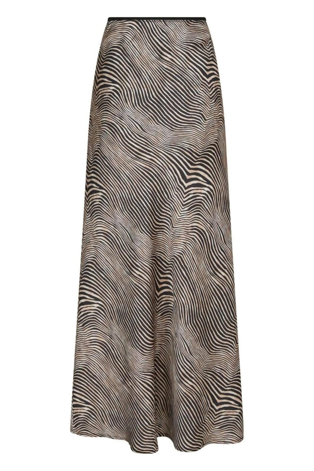 Forudbestilling - Neo Noir - Vicky Floating Wave Skirt - Dark Sand Nederdele