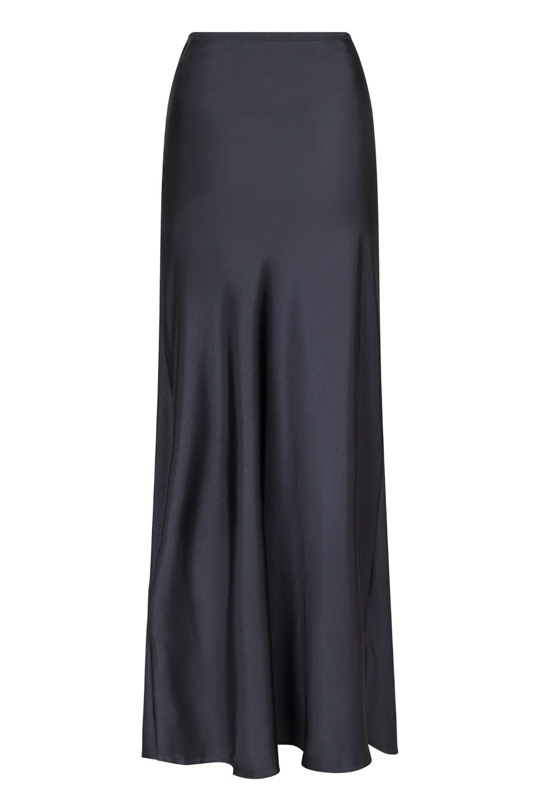 Forudbestilling - Neo Noir - Vicky Heavy Sateen Skirt - Steel Grey Nederdele