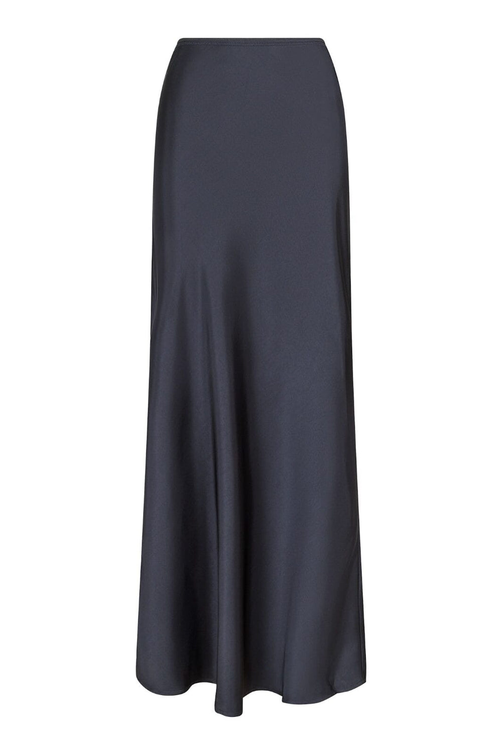 Forudbestilling - Neo Noir - Vicky Heavy Sateen Skirt - Steel Grey Nederdele