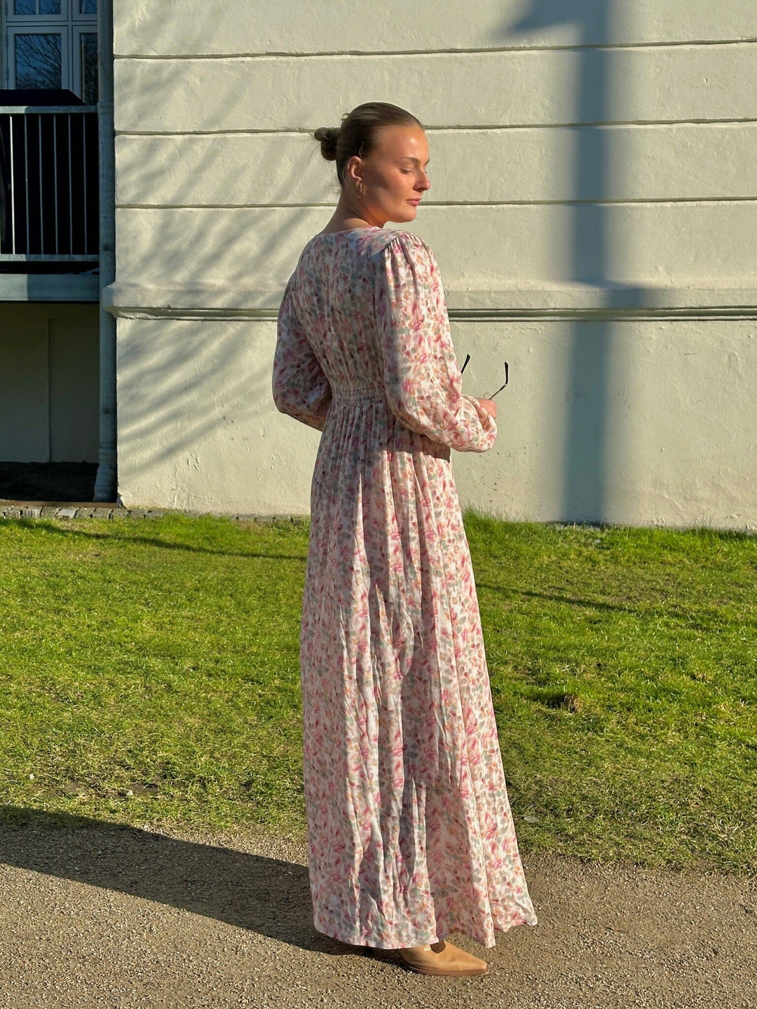 Forudbestilling - Noella - Lilith Maxi Dress 14160005 - 1389 - Cinthia Pink Print Kjoler