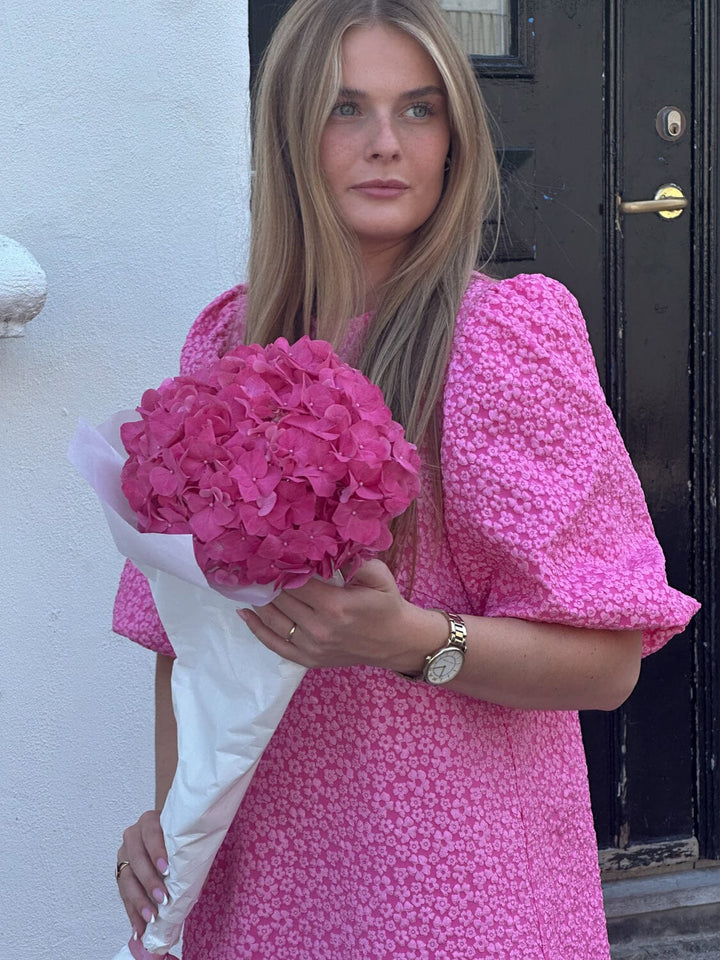 Forudbestilling - Noella - Reno Pastis Long Dress - 031 Bright Pink Kjoler