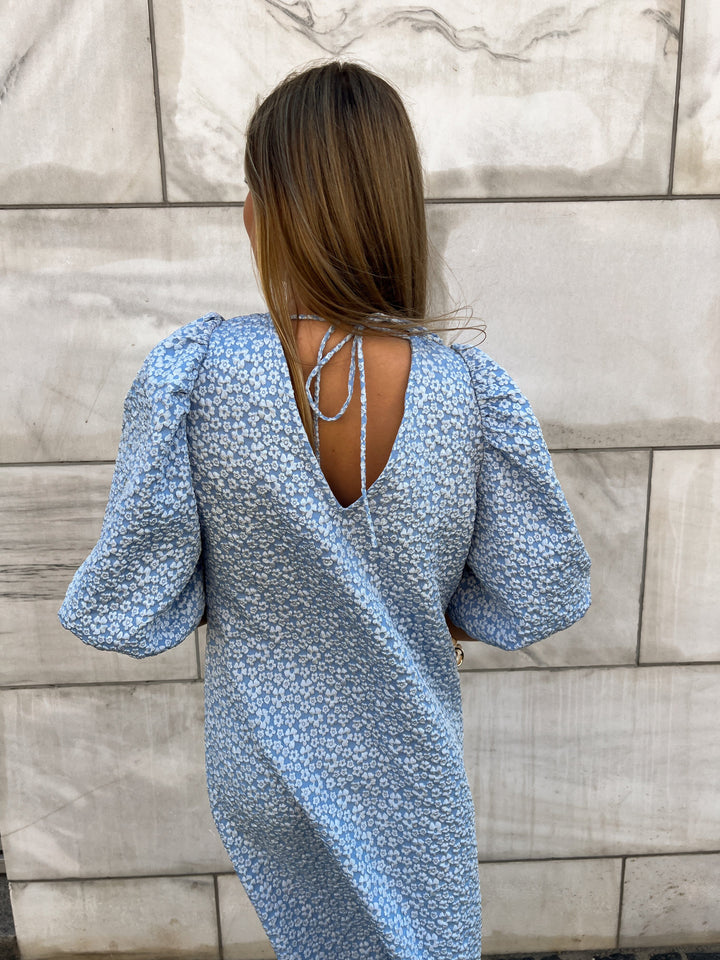 Forudbestilling - Noella - Reno Pastis Long Dress - Light Blue Kjoler