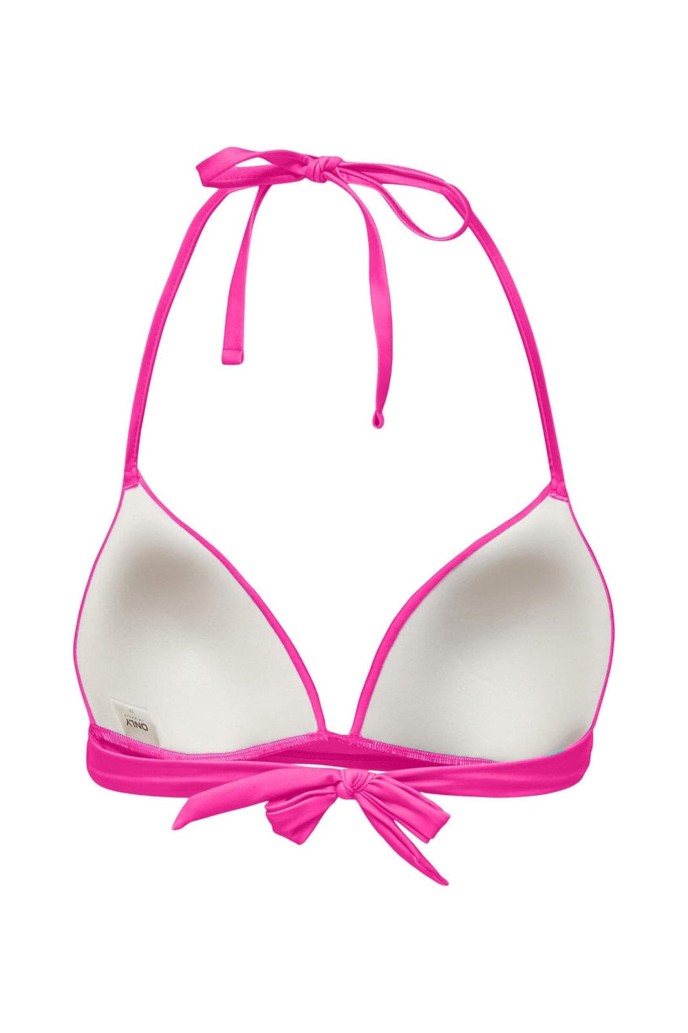 Only - Onlaimee Halter Bikini Top Swm Acc - 4474946 Knockout Pink