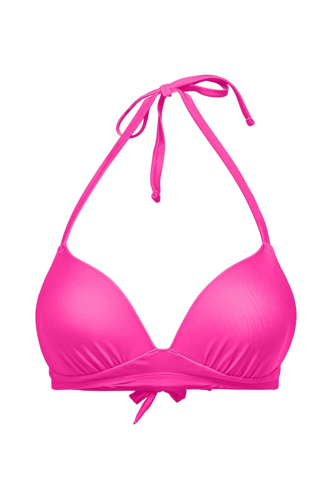Only - Onlaimee Halter Bikini Top Swm Acc - 4474946 Knockout Pink