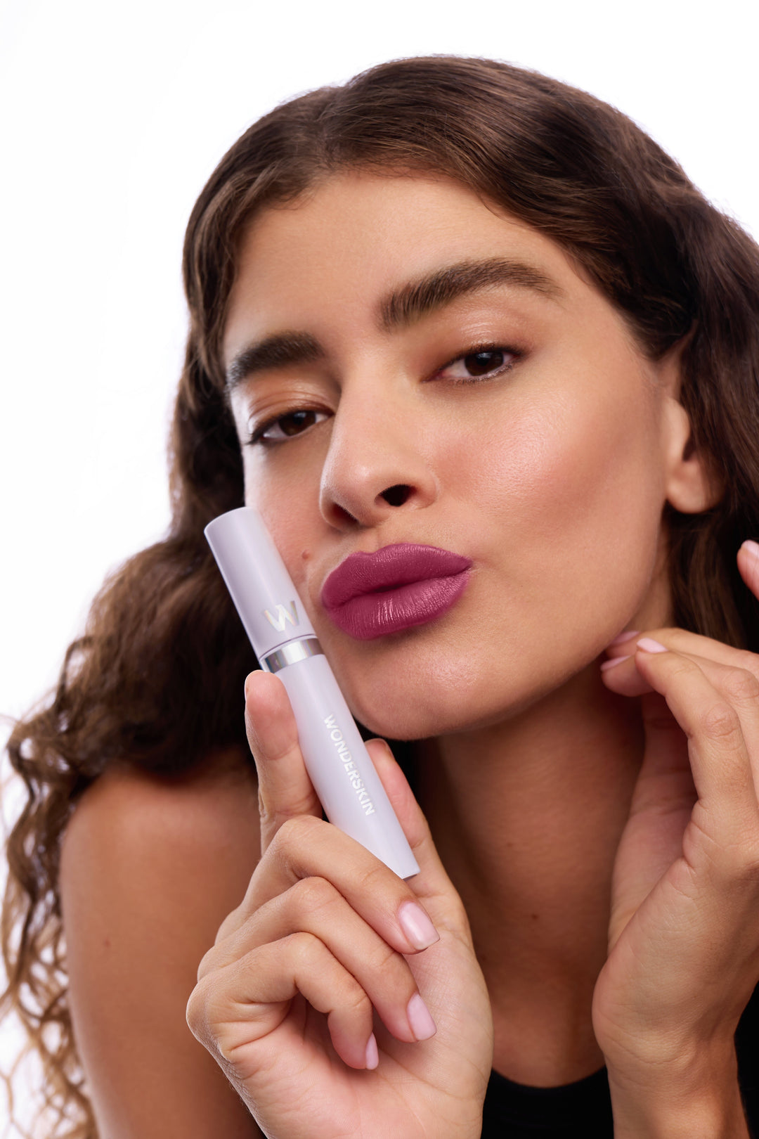 Forudbestilling - Wonderskin - Wonder Blading Lip Stain Masque BELLA - Bella (Mauve) Læbestift