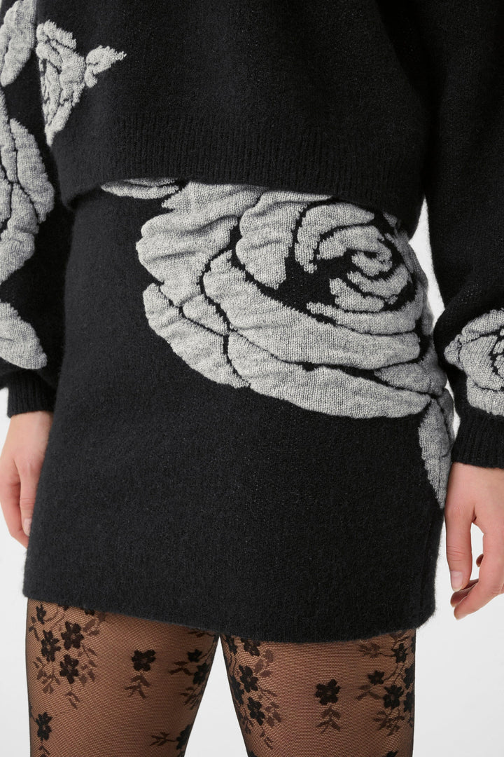 Gestuz - Gzrosaly Skirt 10910595 - 100017 - Black Nederdele