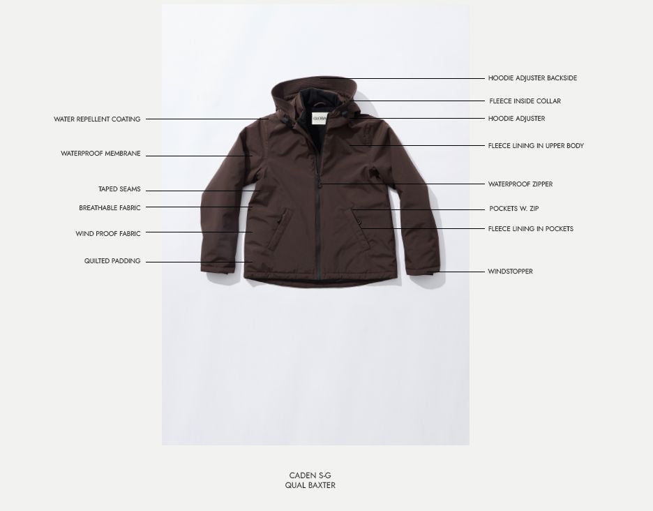 Global Funk - Caden S-G 51140611 - 468 - Dark Coffee Jakker