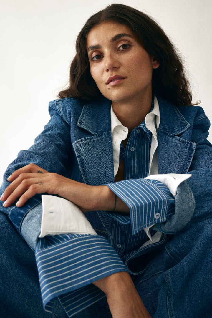 Global Funk - Meriam-G - P85 Midt Vintage Brushing Jakker