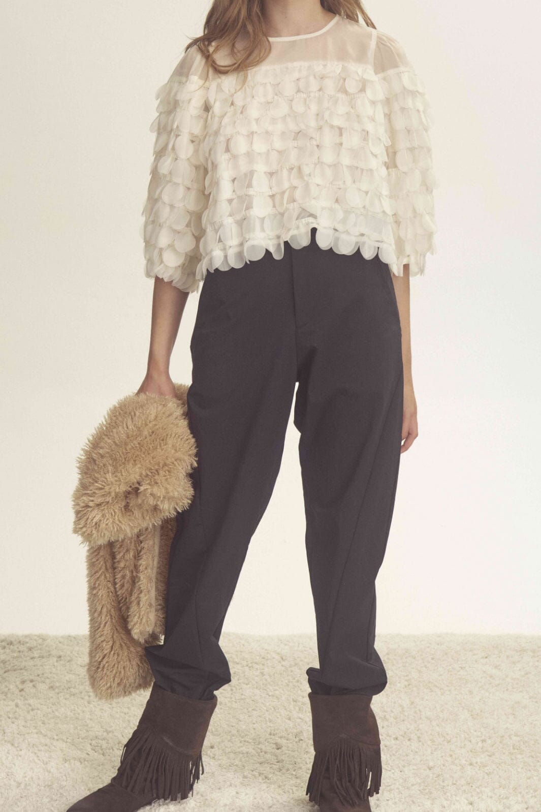 Gossia - Cathego Blouse G2581 - Creme Bluser