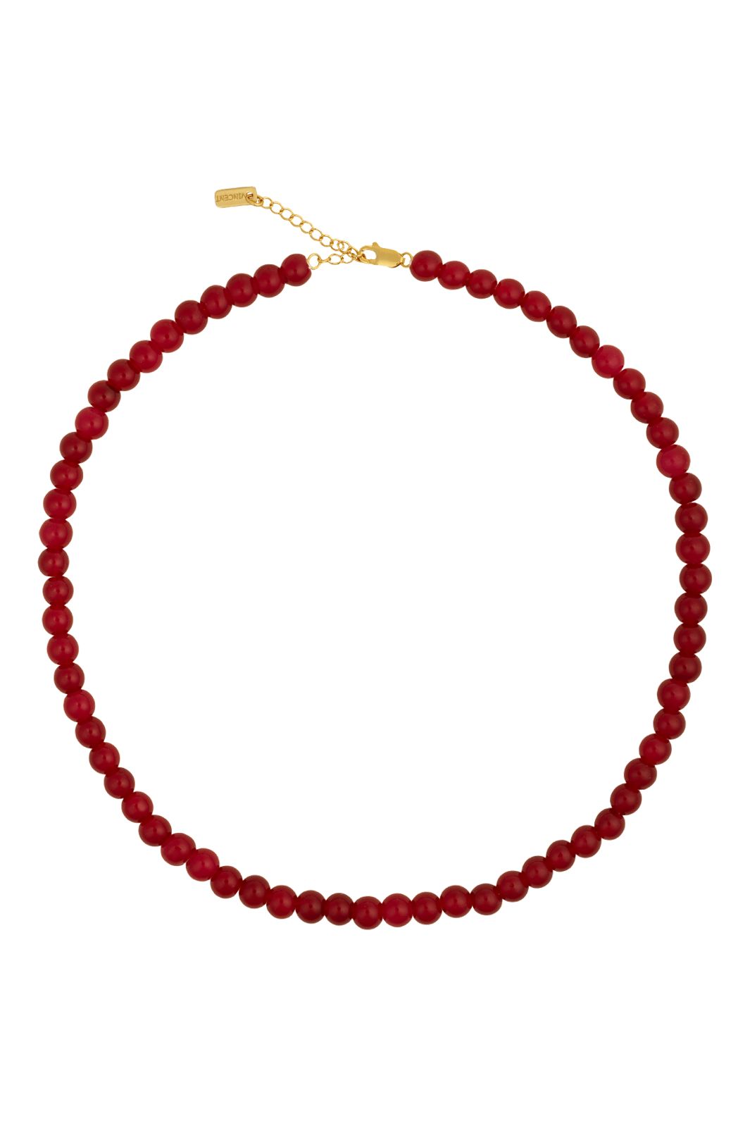 Förbeställning - House Of Vincent - Candy Coral Berry S Necklace VJ233-UNG-R-S - Red - Gilded