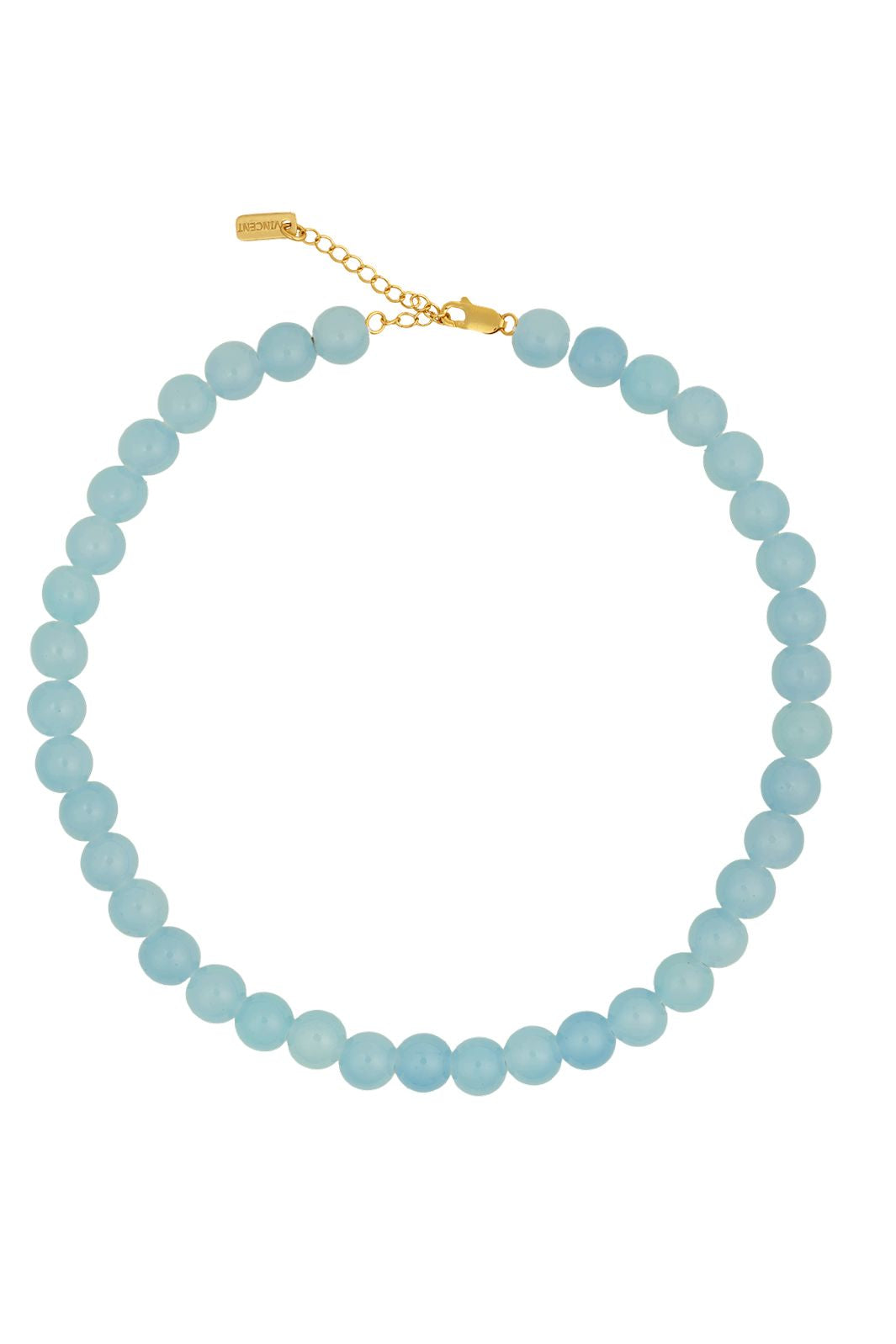Förbeställning - House Of Vincent - Candy Coral Lagoon M Necklace VJ233-UNG-B-M - Light Blue - Gilded