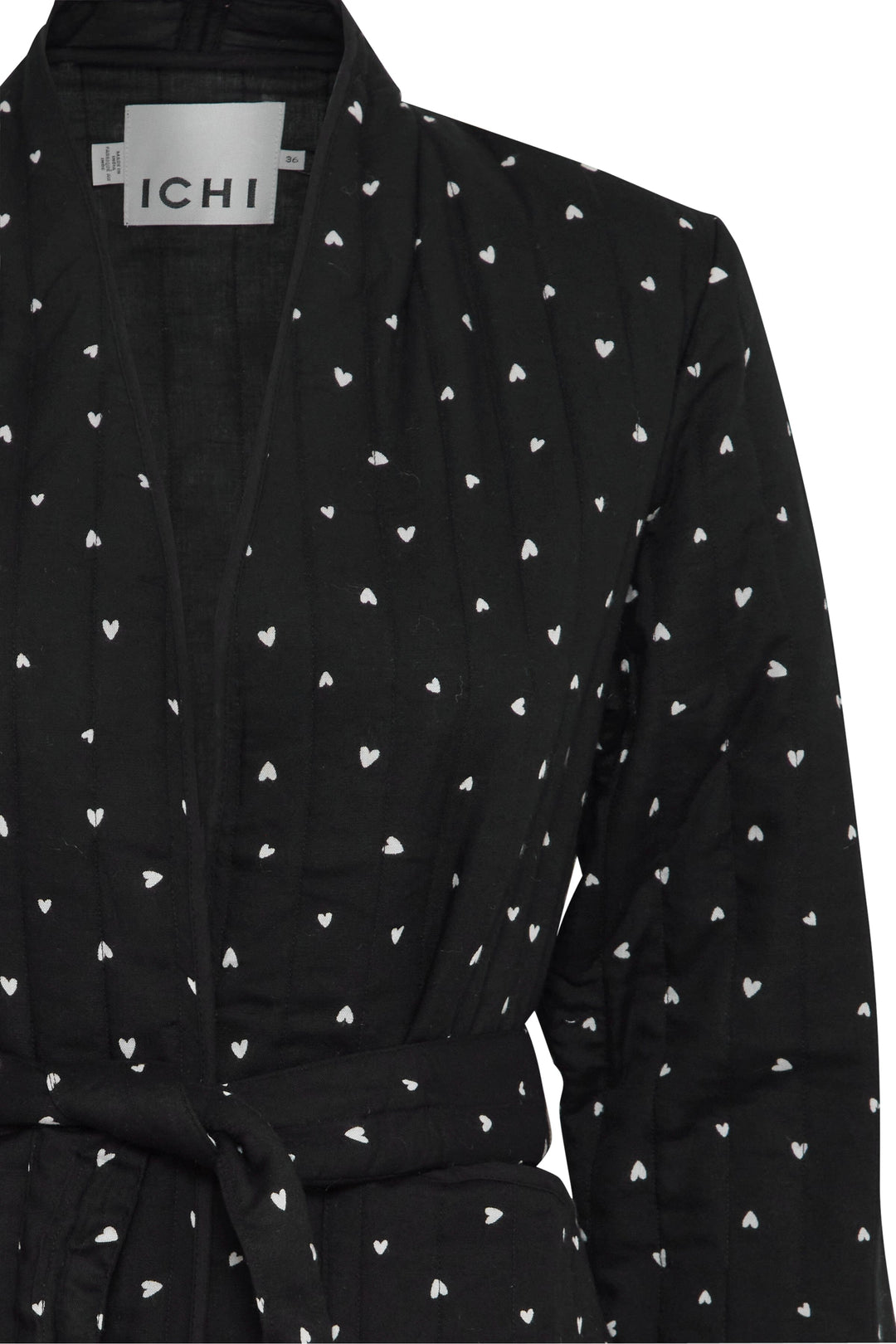 Ichi - Ihlenarda Ja - 203261 Black Heart Aop Jakker
