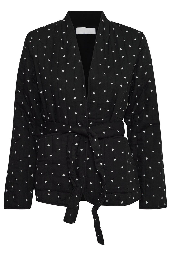 Ichi - Ihlenarda Ja - 203261 Black Heart Aop Jakker