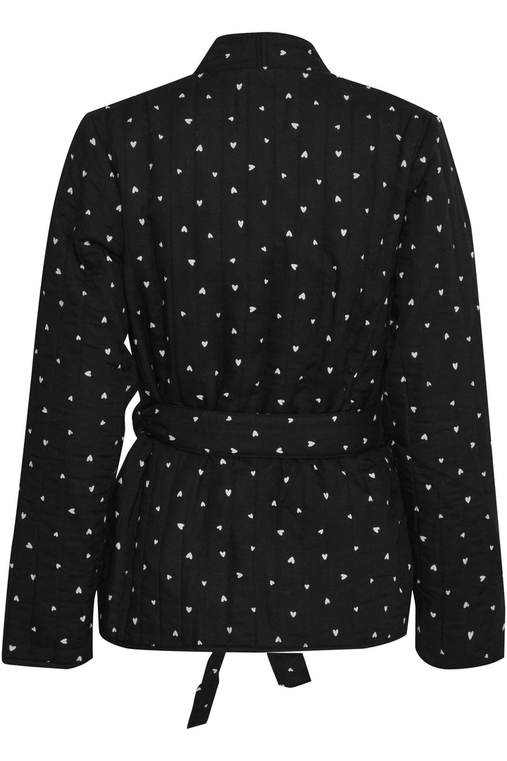 Ichi - Ihlenarda Ja - 203261 Black Heart Aop Jakker