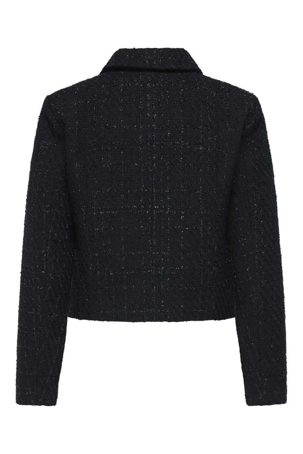 JDY - Jdydenver L/S Boucle Blazer Tlr - 4846254 Total Eclipse Lurex Boucle