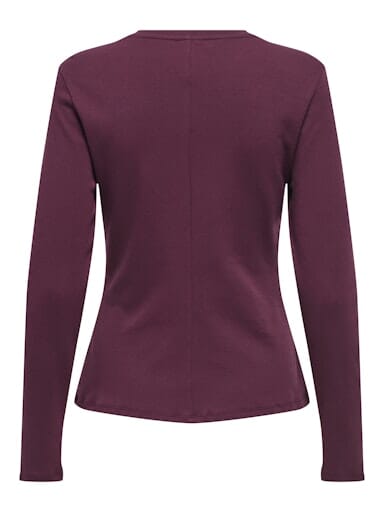 JDY - Jdyeva L/S Top - 5034424 Windsor Wine Bluser