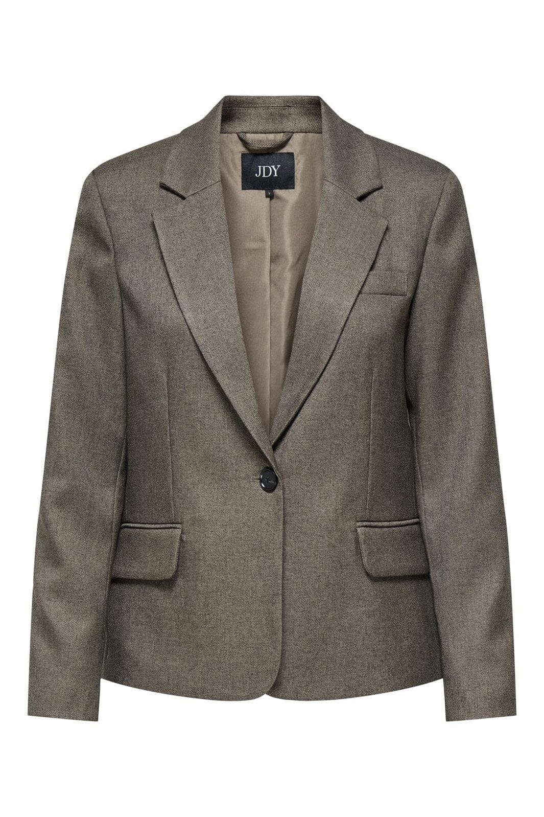 JDY - Jdyhayes L/S Blazer Tlr - 4846352 Teak Melange