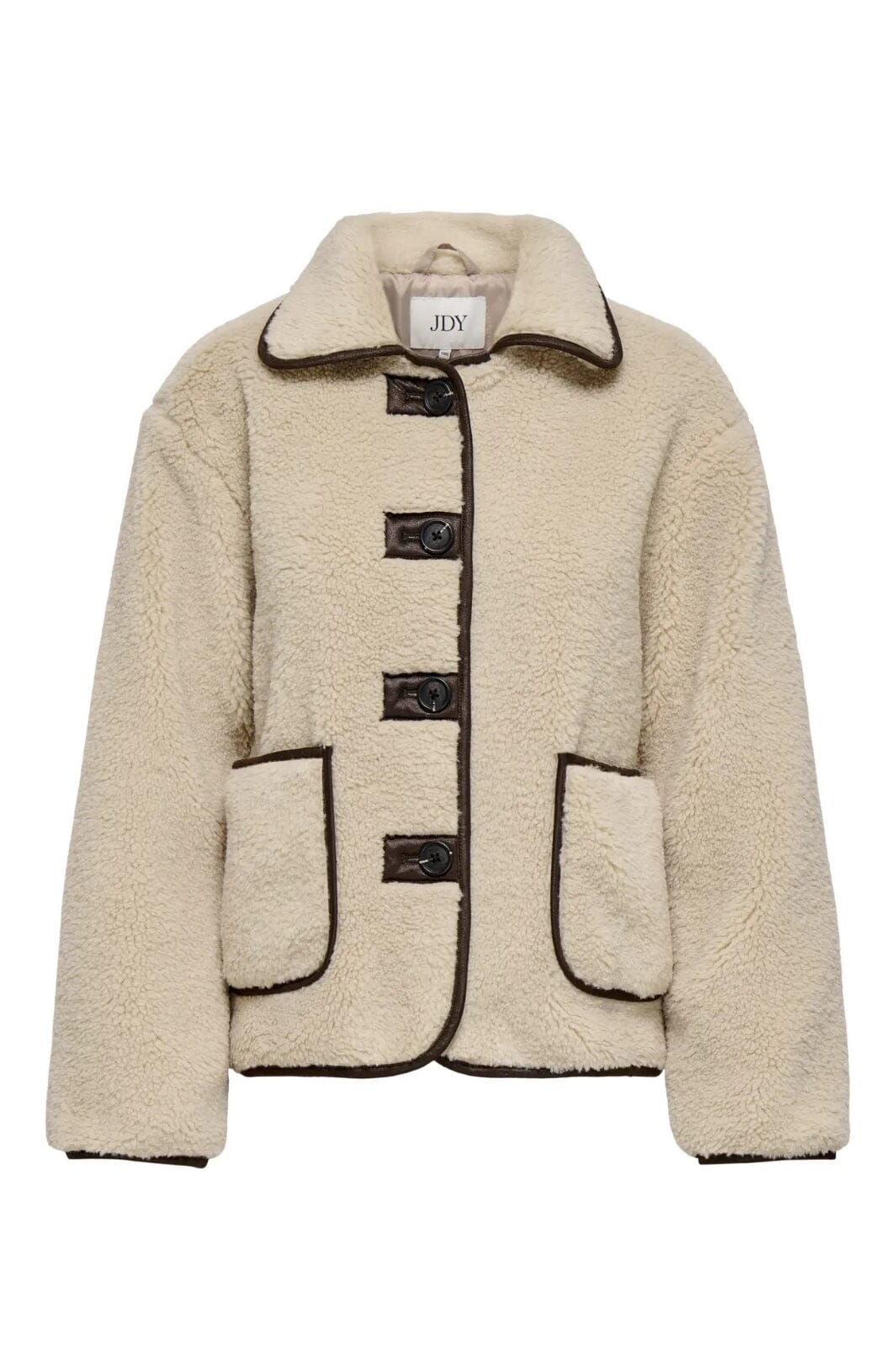 JDY - Jdynoella Life Teddy Jacket - 4925166 Cement