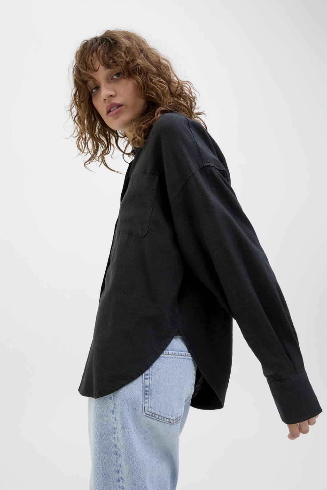 Jjxx - Jxjamie Breeze Summer Ls Shirt Sn - 4653026 Black