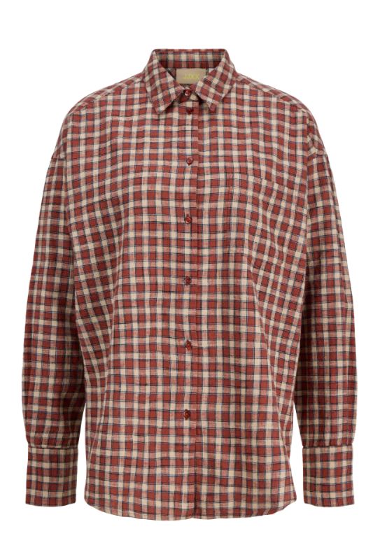 Jjxx - Jxjamie Flannel Detail Shirt - 5031556 Picante Checks Skjorter