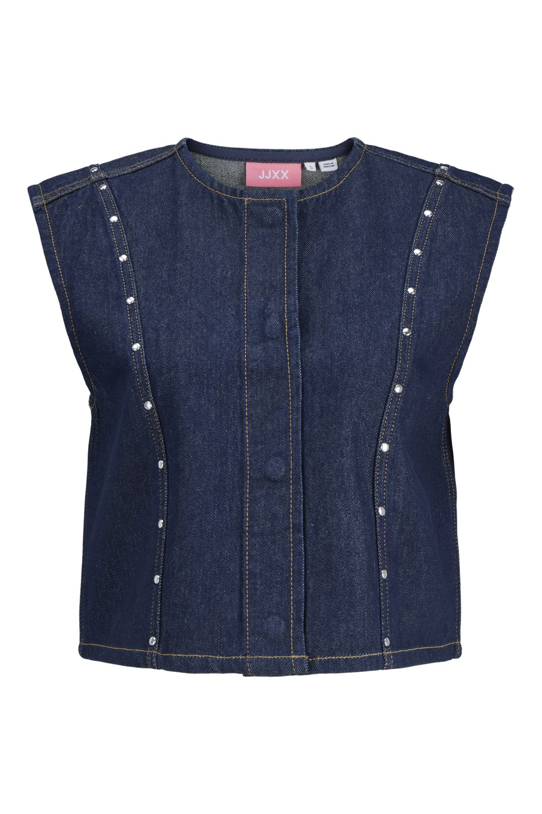 Jjxx - Jxmae Waistcoat R295 - 4870072 Dark Blue Denim