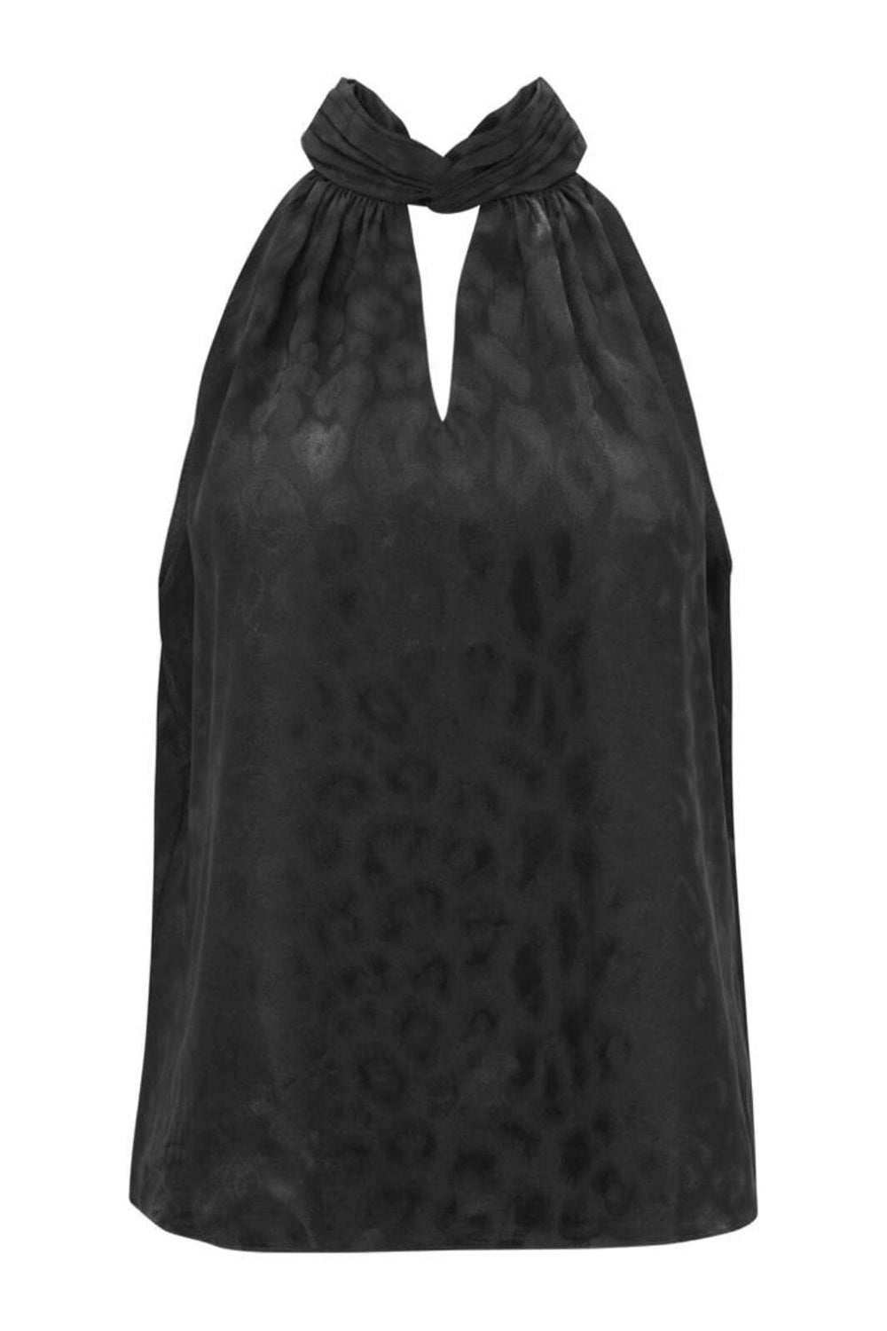 Karmamia - Ava Top 2017 - Black Leo Jacquard Toppe