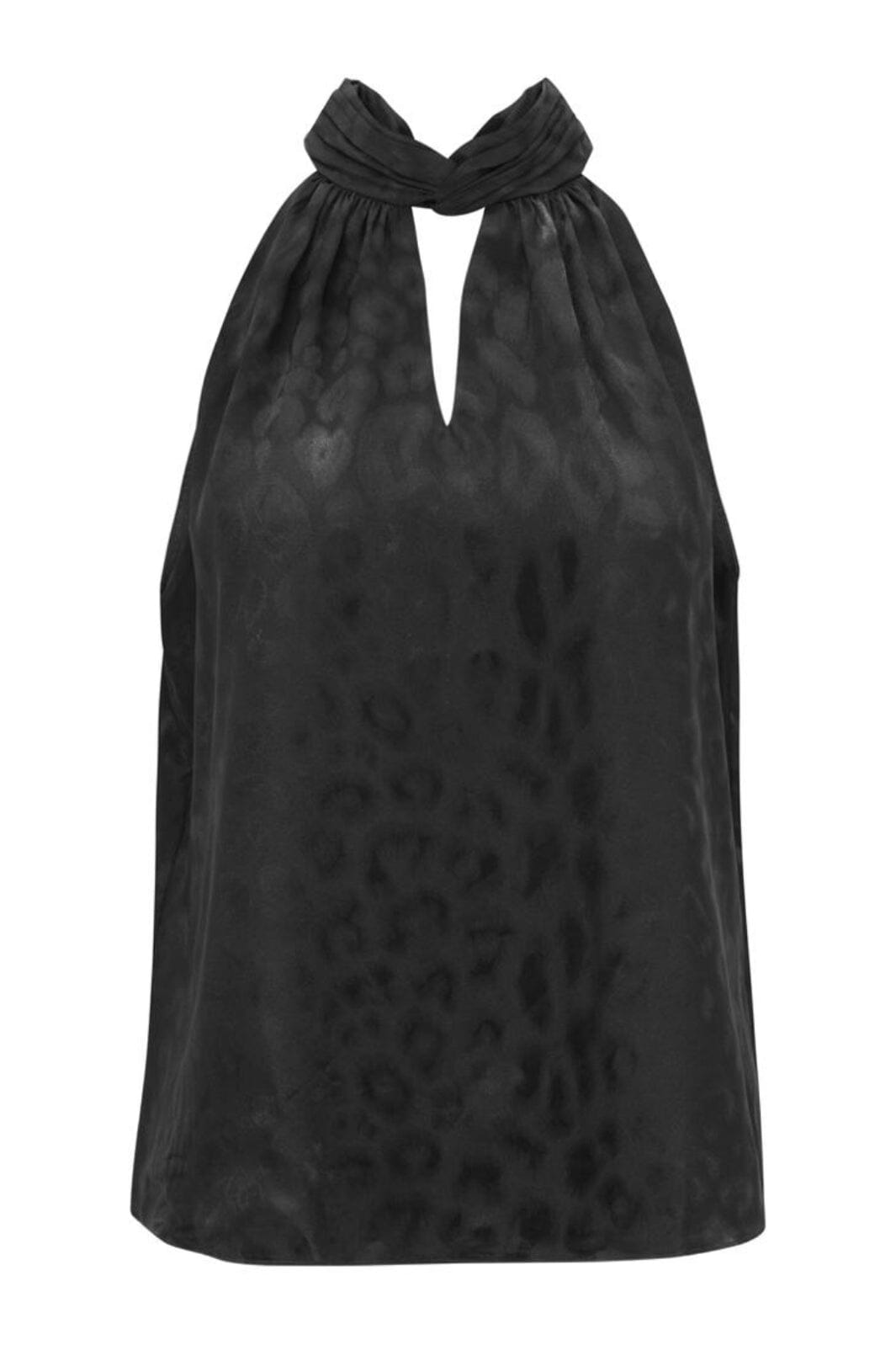 Karmamia - Ava Top 2017 - Black Leo Jacquard Toppe