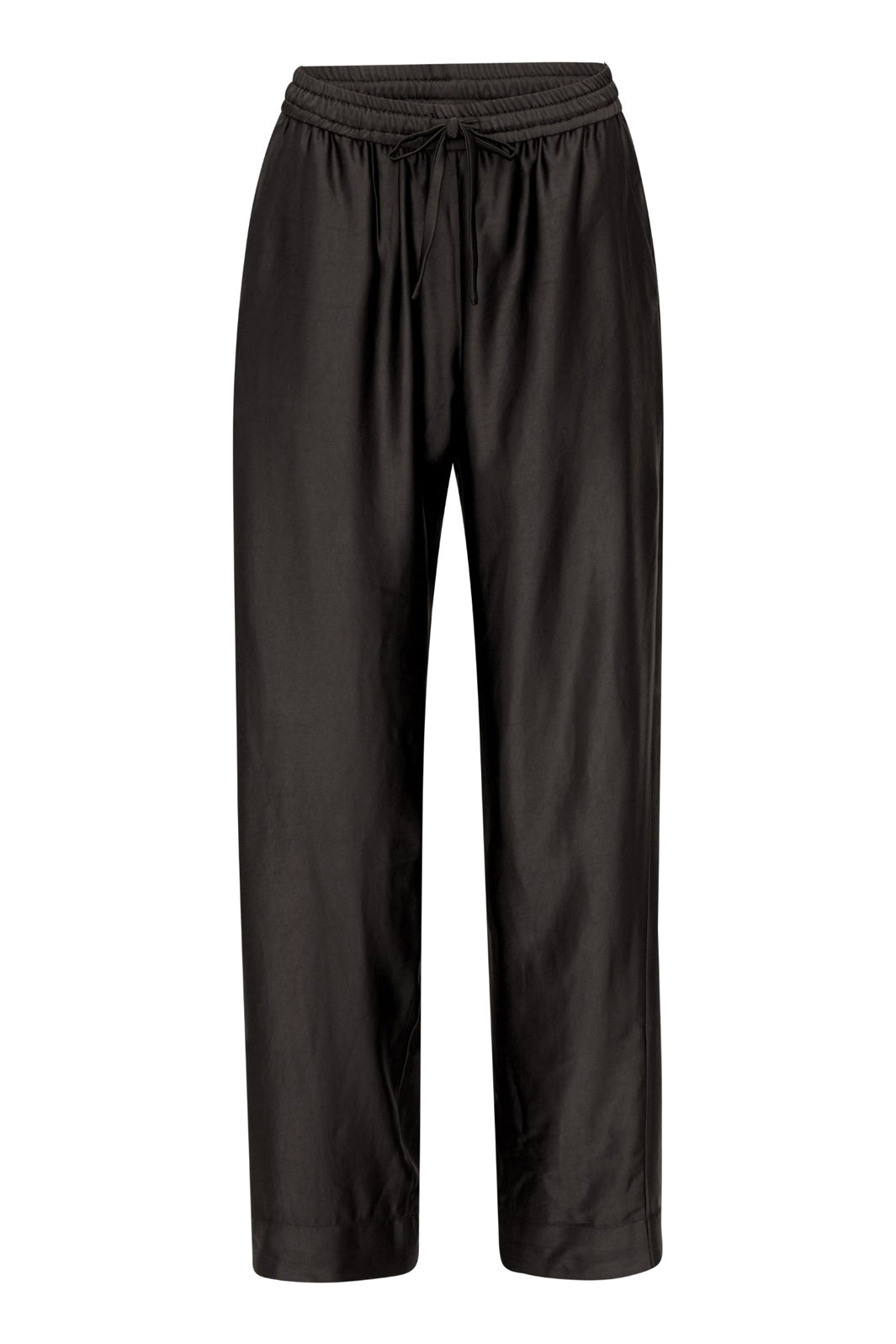 Karmamia - Garcia Pants - Black Rich Satin Bukser