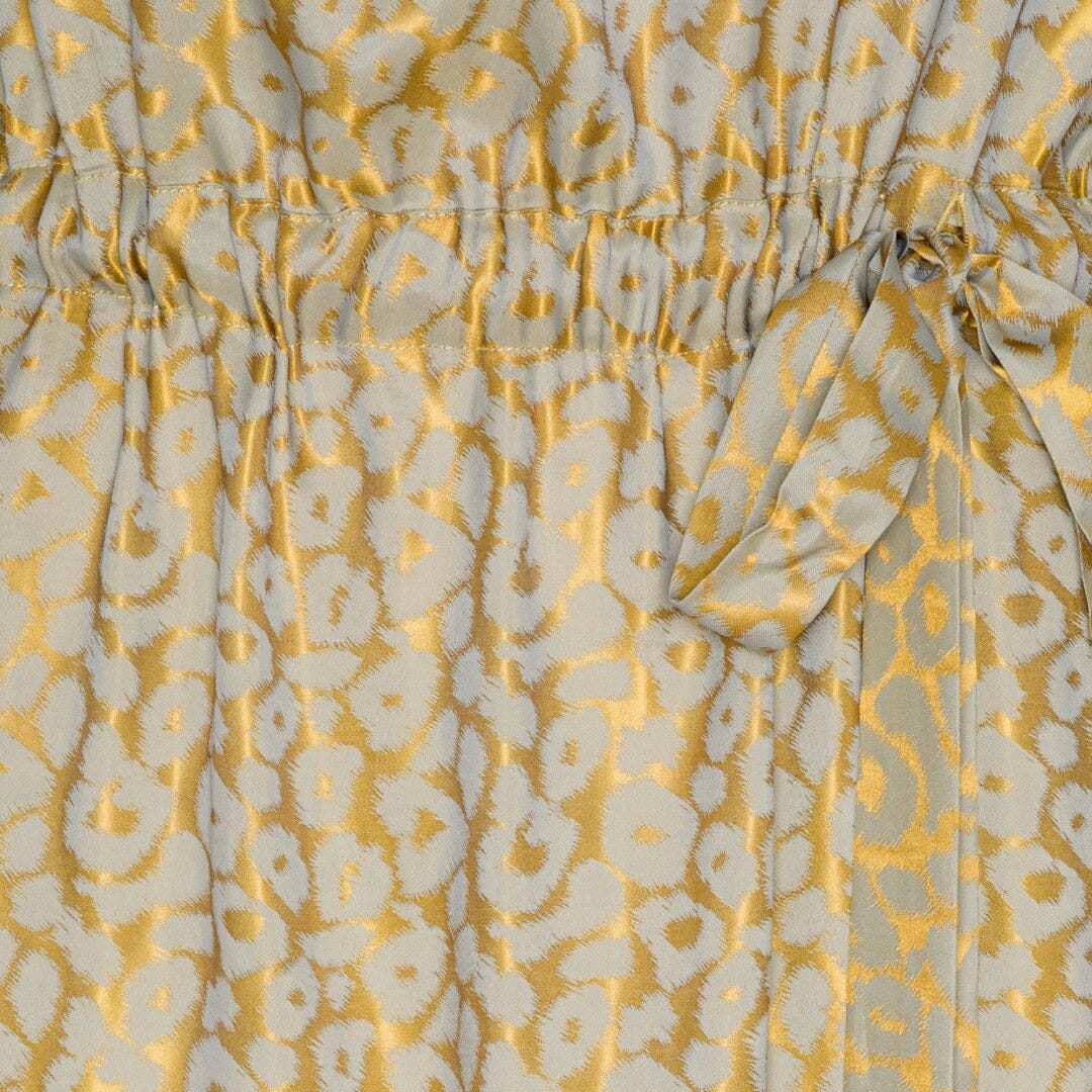 Karmamia - Layla Dress - Gold Leo Silk Kjoler