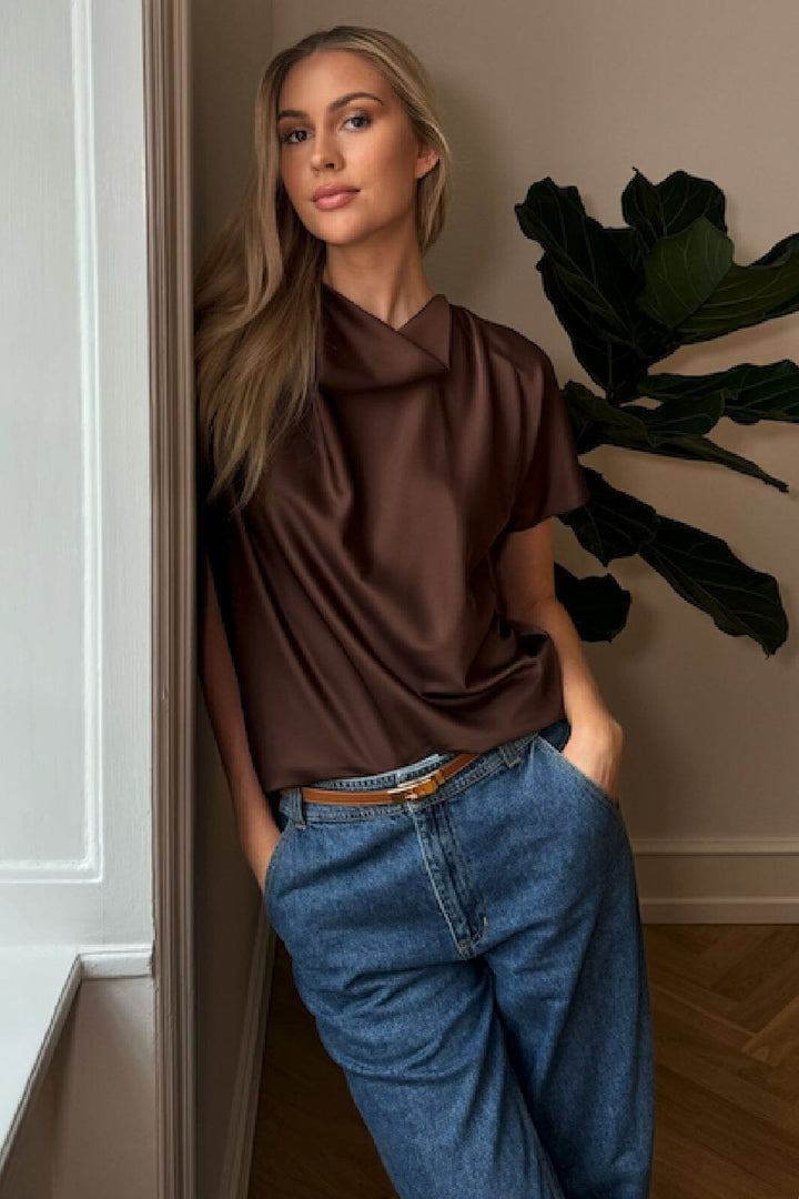 Karmamia - Peony Blouse 2008 - Brown Bluser