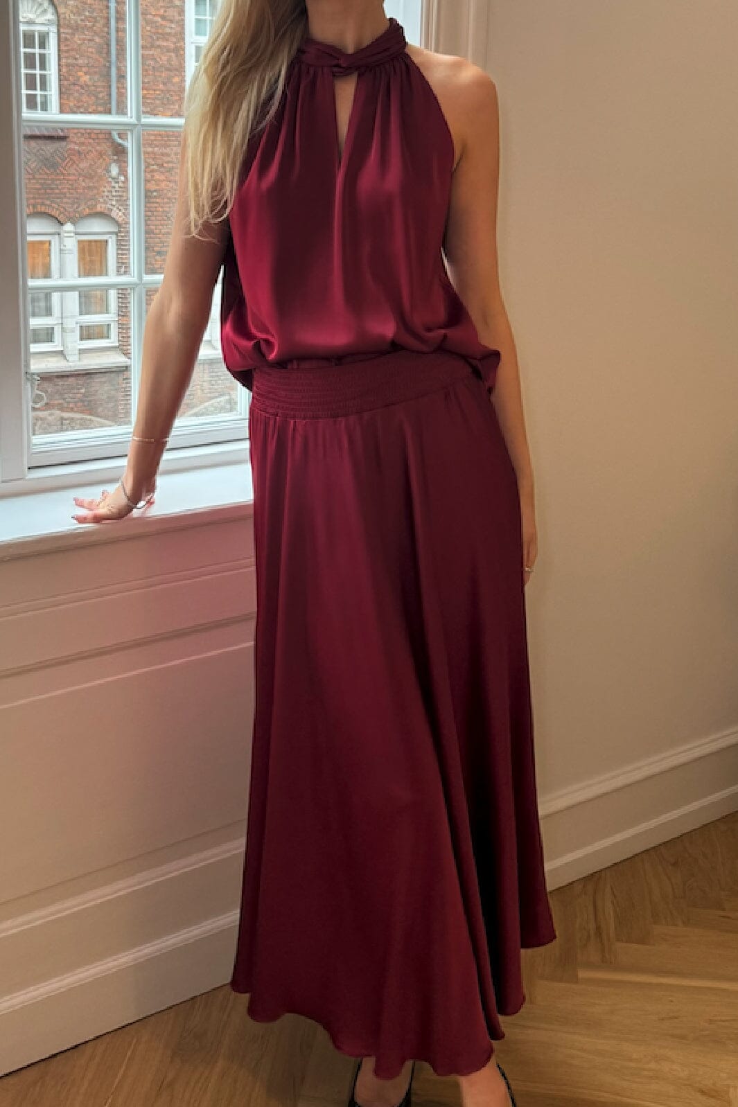 Karmamia - Savannah Skirt 2018 - Semi Rich Merlot Nederdele